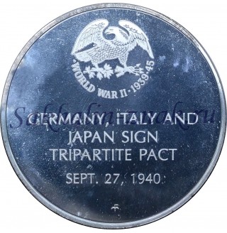 The history of world war II / Germany, Italy and Japan sing tripartite pact. Sept. 27, 1940